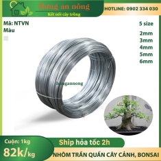 NTVN - 1kg nhôm trần hàng Việt dùng quấn cành tạo kiểu dáng cây bonsai theo ý có nhiều size