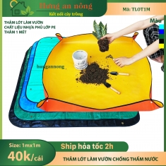 TLOT1M - Thảm lót làm vườn chống thấm nước thay chậu vệ sinh vườn size 1mx1m ( xem trong phần mô tả giúp )
