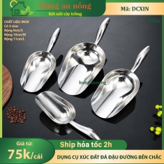 DCXIN - dụng cụ inox xúc đất đá đậu đường sự lựa chọn hoàn hảo cho nhà bếp ( xem trong mô tả )