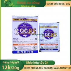 Coc85 gói 20g - Thuốc phòng trị nấm mốc vi khuẩn khán thư cây trồng