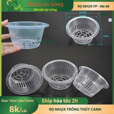 Mã 08 - Rọ lớn trồng thuỷ canh thuỷ sinh chất liệu nhựa PP an toàn size 142x120x75mm ( xem trong mô tả )